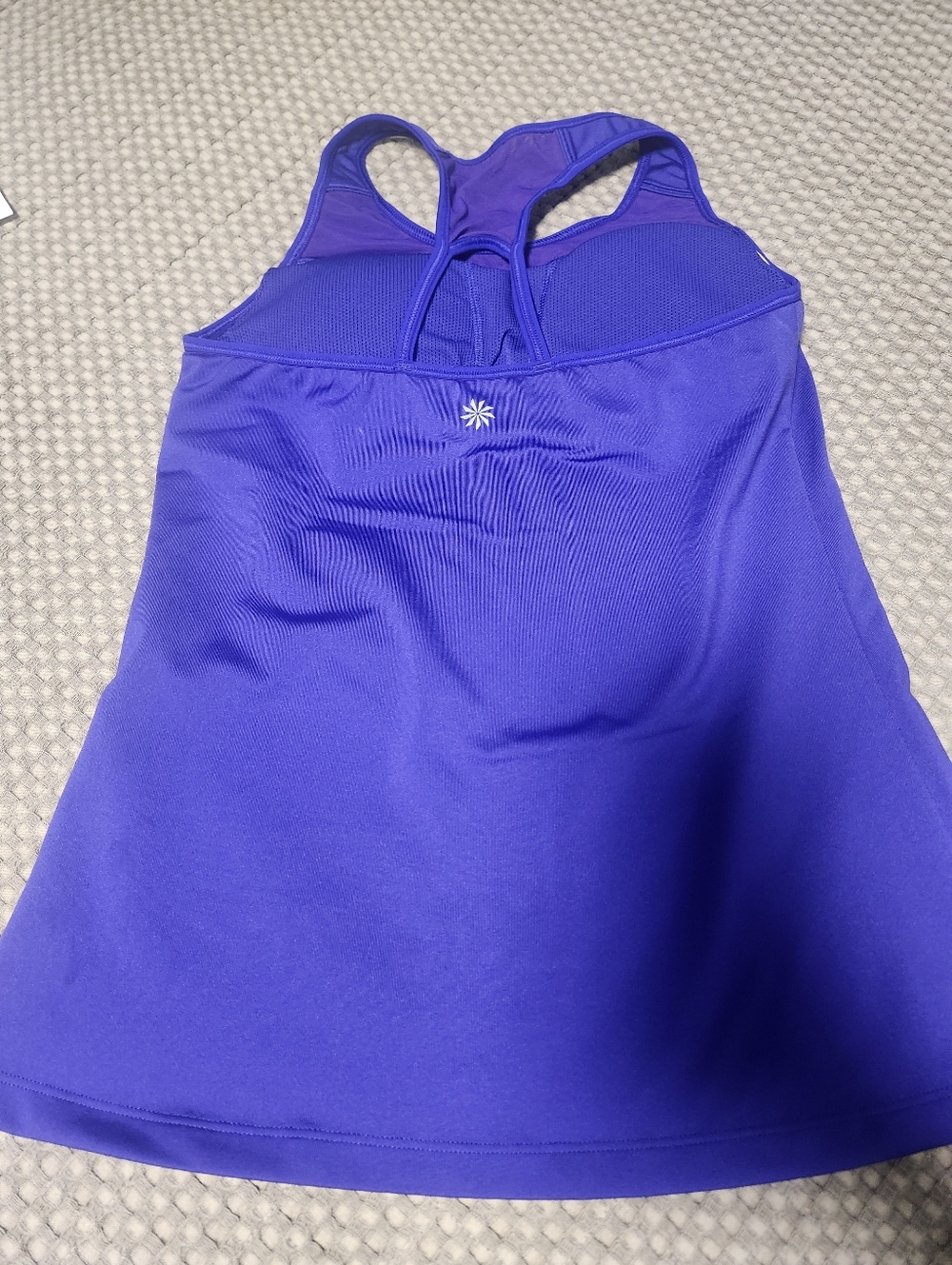 Athleta turquoise blue Racer Back Athletic Tank Top Size  Small